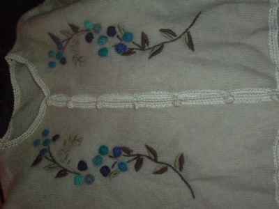 GILET FEMME BRODE