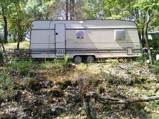 Caravane, Camping