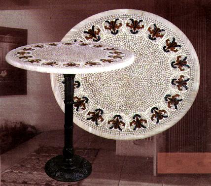 table en mosaïque ipe