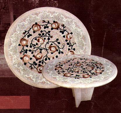 table en mosaïque kapur