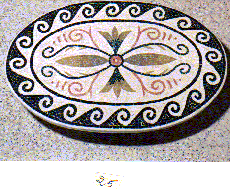 table en mosaïque cedrona