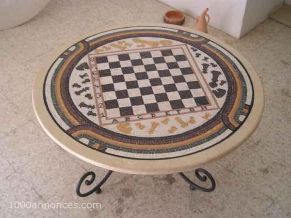 table en mosaïque samba